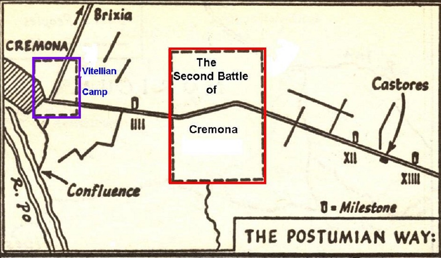 Map of the Ancient Postumian Way, first century A.D.